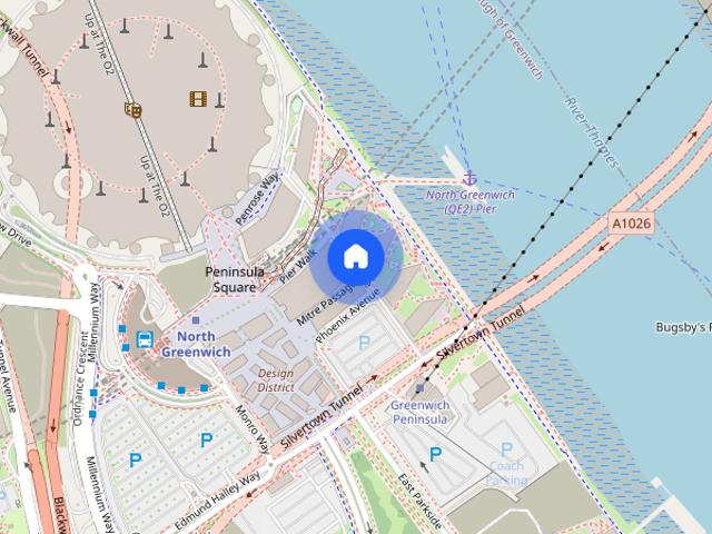 Apartment for rent in Greenwich Peninsula, Greater London