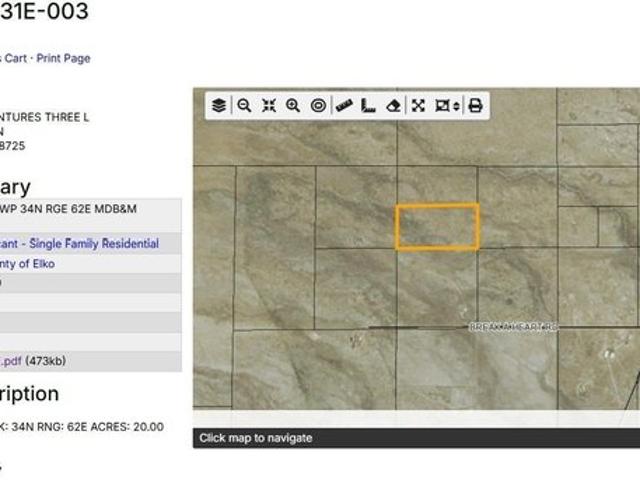 Land for sale in Wells, Nevada