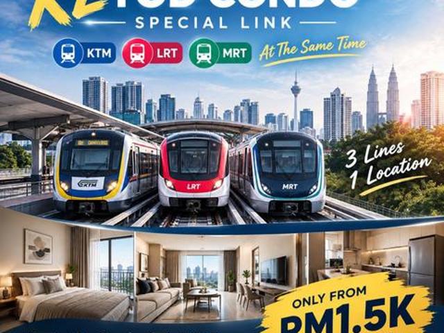 Condominium for sale in KL Sentral, Kuala Lumpur