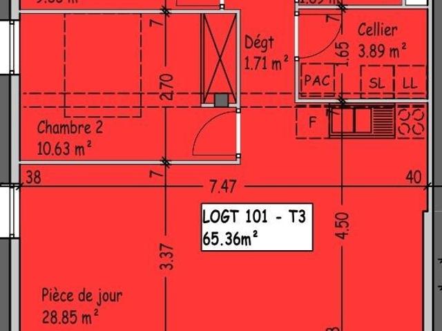 Appartement vente à Pontarlier, Nods