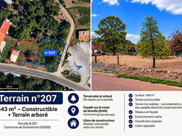 Terrain vente à Nogent-le-Haut, Nogent