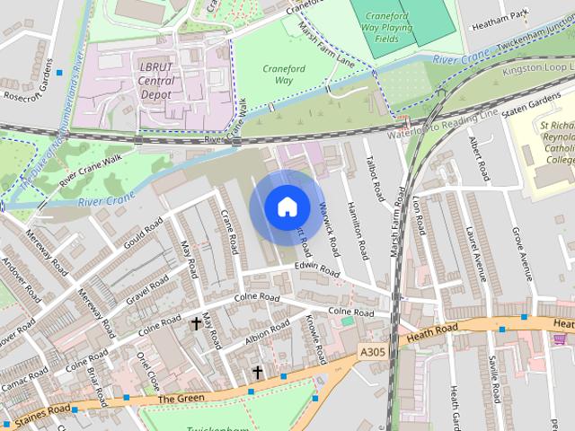 House for rent in Strawberry Hill, Greater London