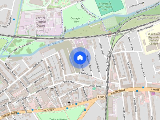 House for rent in Strawberry Hill, Greater London