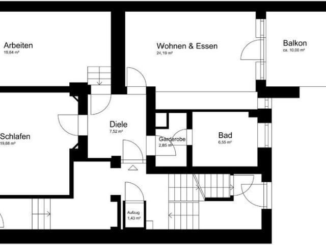 Etagenwohnung mieten in Frankfurt am Main, Nordend Ost
