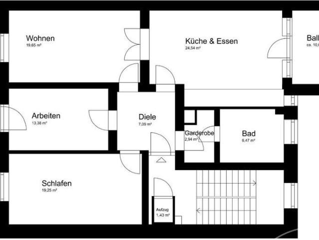 Etagenwohnung mieten in Frankfurt am Main, Nordend Ost