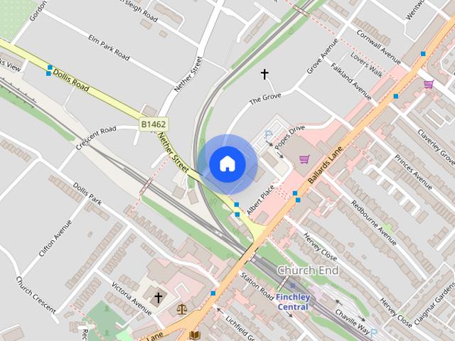 Apartment for rent in Church End, Greater London