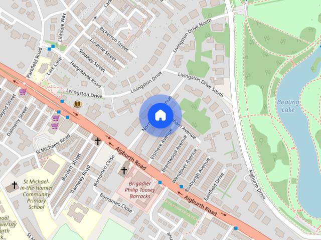 Apartment for rent in Aigburth, Liverpool