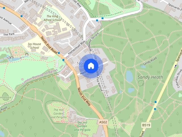 Apartment for rent in North End, Greater London
