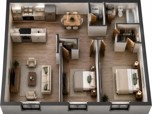 Apartment for rent in Durant, Oklahoma