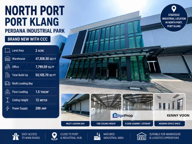 Warehouse for rent in Port Klang, Selangor