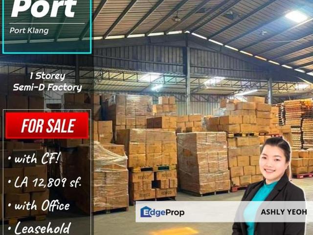 Warehouse for sale in Port Klang, Selangor