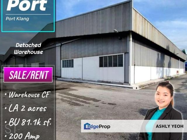 Warehouse for sale in Port Klang, Selangor