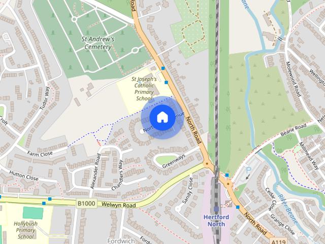 House for rent in Hertford, Colliers End