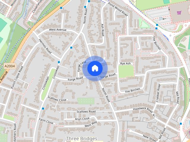 House for rent in Three Bridges, Glynde