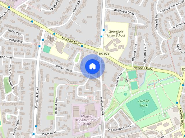 House for rent in Lower Midway, South Derbyshire
