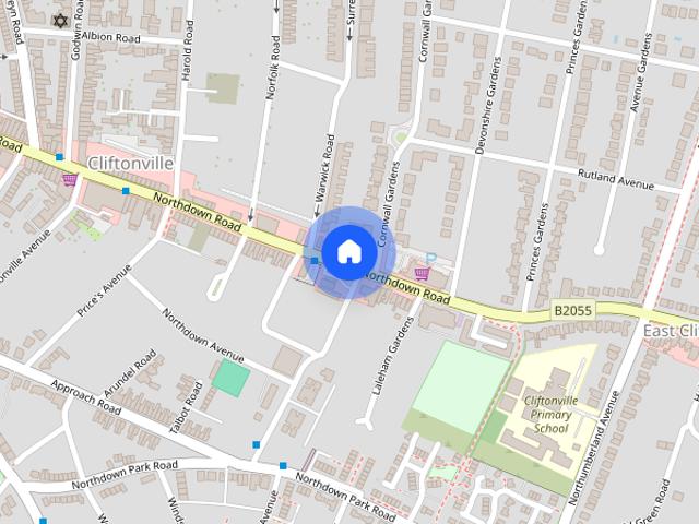 Apartment for rent in Cliftonville West, Thanet