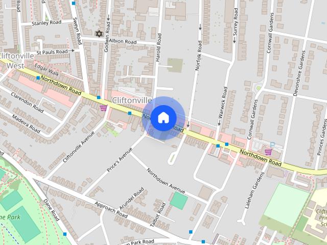 Apartment for rent in Cliftonville West, Acol