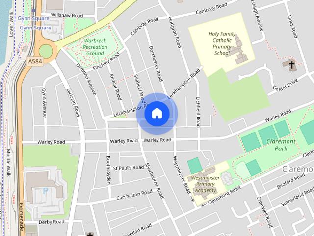 Apartment for rent in Claremont, Blackpool