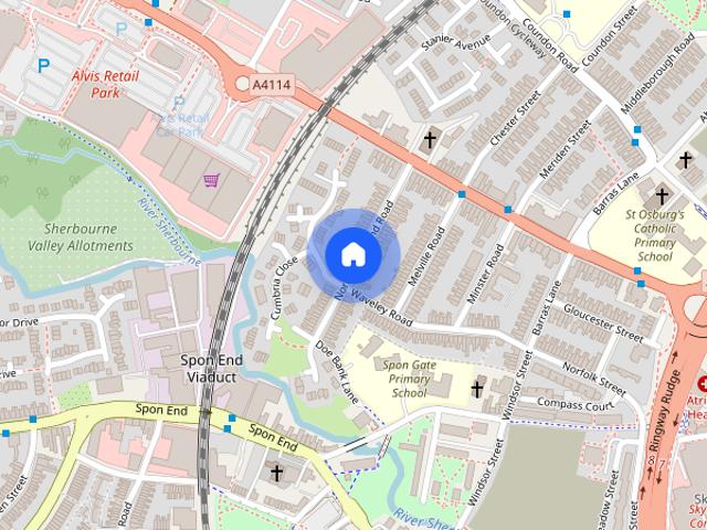 House for rent in Spon End, West Midlands