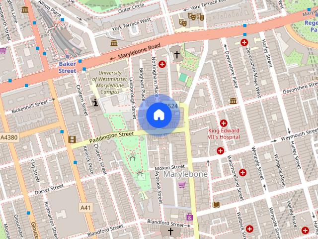 Apartment for rent in Marylebone, Greater London
