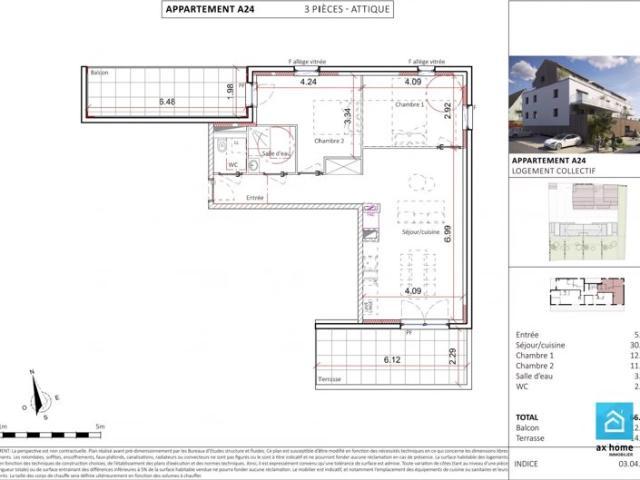 Appartement vente à Haguenau-Wissembourg, Mittelschaeffolsheim