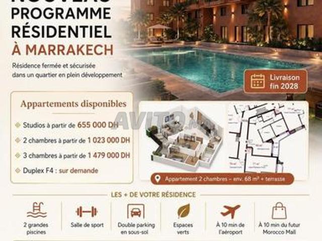 Appartement vente à L'Oriental