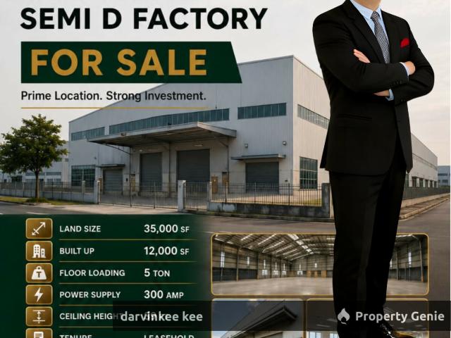Warehouse for sale in Selayang, Selangor