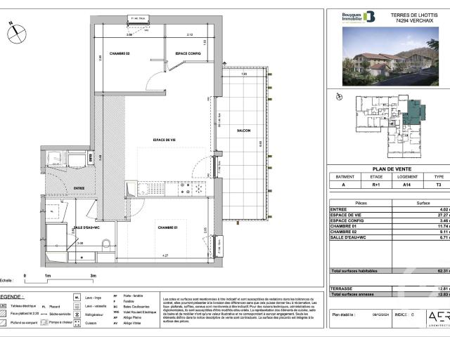 Appartement vente à Bonneville, Verchaix