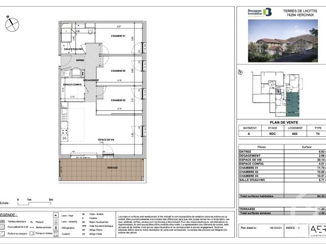 Appartement vente à Bonneville, Verchaix