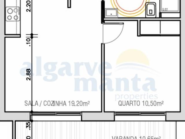 Apartamento venda em Vila Real De Santo António, Faro