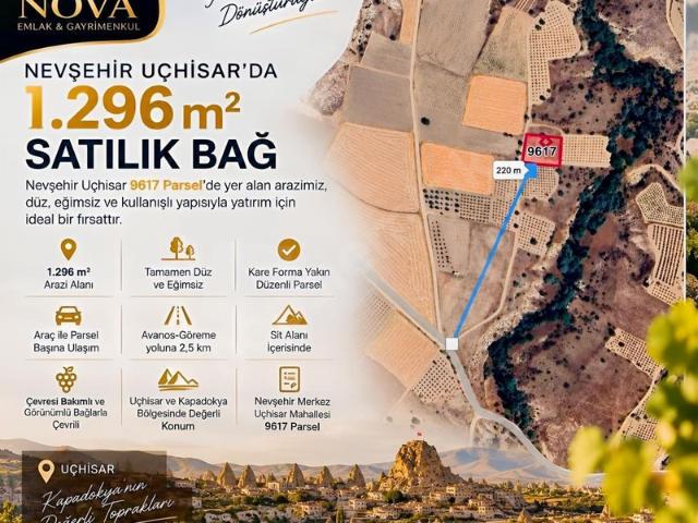 Uçhisar Beldesi, Nevşehir Merkez içerisinde satılık mülk