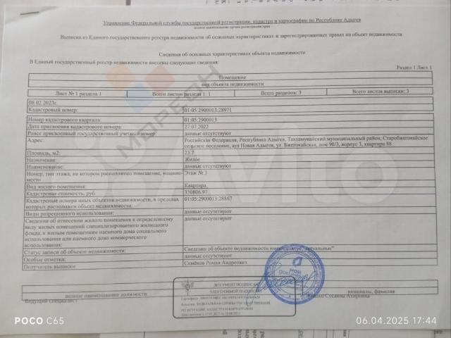 Квартира продажа в Новая Адыгея, Адыгея Республика