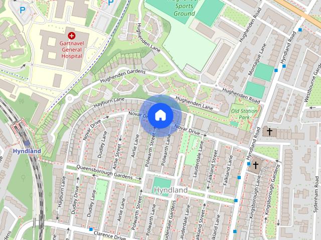 Apartment for rent in Hyndland, Scotland