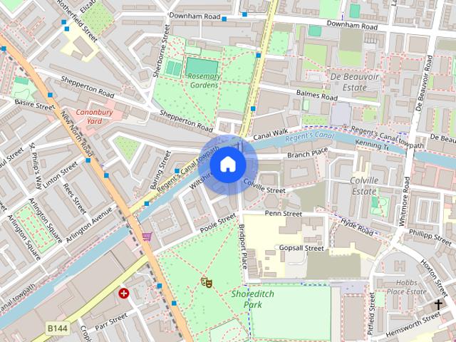 Apartment for rent in Hoxton, De Beauvoir Town