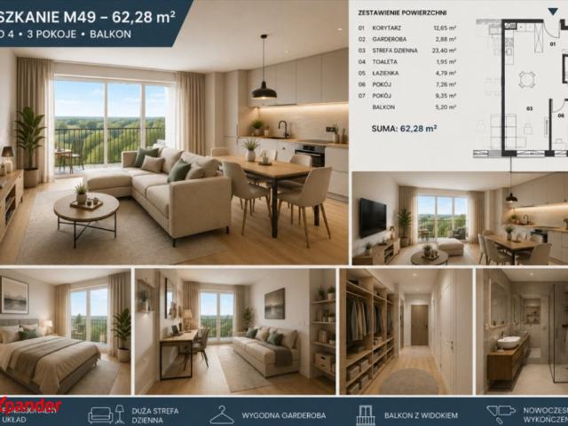 Mieszkanie na sprzedaż w Nowa Dęba, Podkarpackie