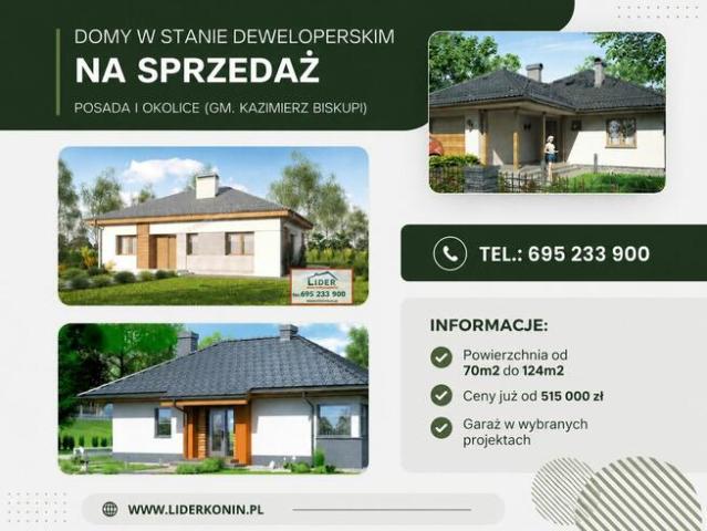 Dom na sprzedaż w Kazimierz Biskupi, Wielkopolskie