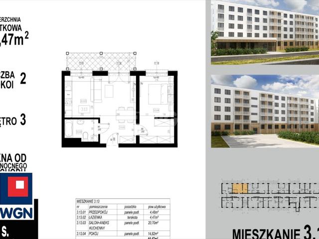 Mieszkanie na sprzedaż w Głogów, Dolnośląskie
