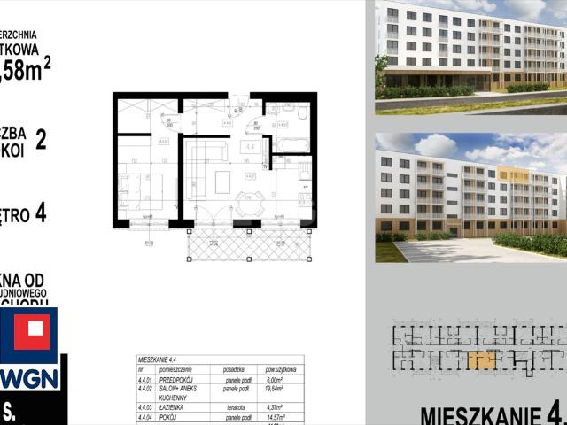 Mieszkanie na sprzedaż w Głogów, Dolnośląskie