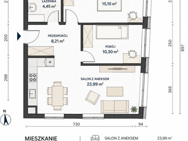 Mieszkanie na sprzedaż w Rzeszów, Podkarpackie