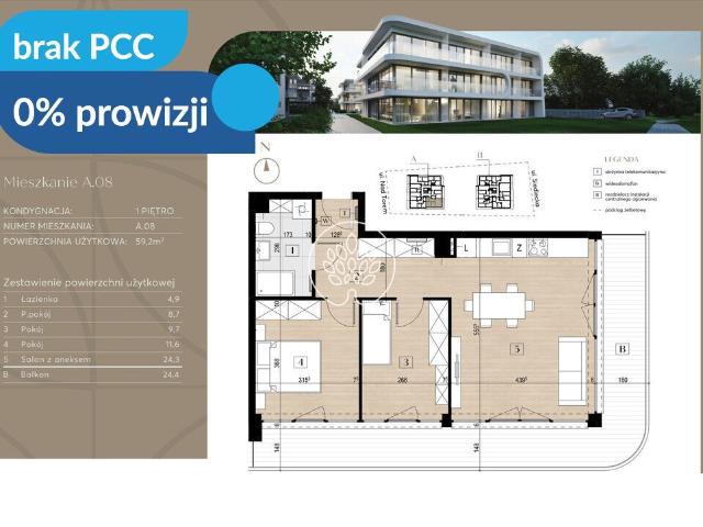 Mieszkanie na sprzedaż w Bydgoszcz, Kujawsko-pomorskie