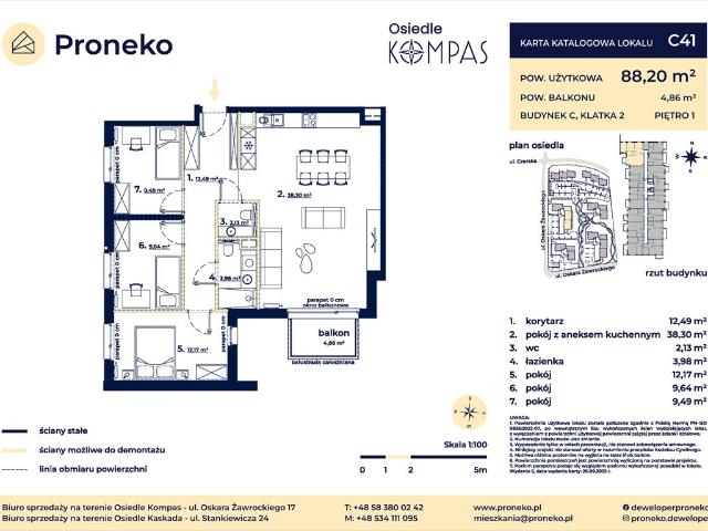 Mieszkanie na sprzedaż w Gdańsk, Pomorskie
