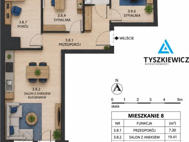 Mieszkanie na sprzedaż w Starogard Gdański, Pomorskie