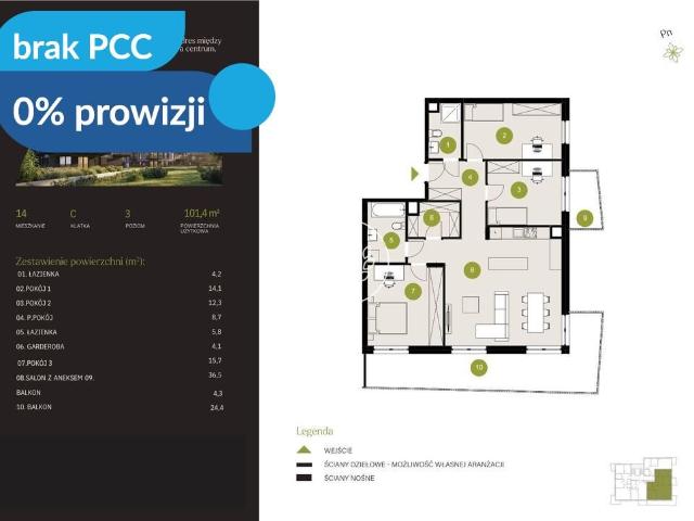Mieszkanie na sprzedaż w Bydgoszcz, Kujawsko-pomorskie