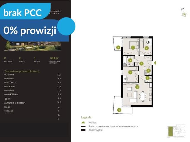 Mieszkanie na sprzedaż w Bydgoszcz, Kujawsko-pomorskie