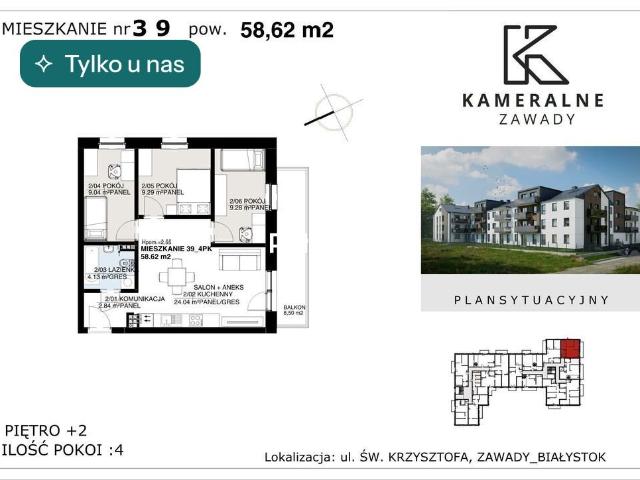 Mieszkanie na sprzedaż w Białystok, Podlaskie