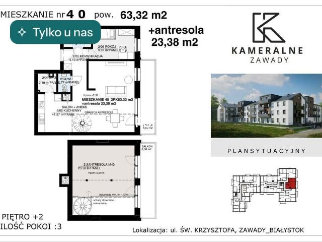 Mieszkanie na sprzedaż w Białystok, Podlaskie