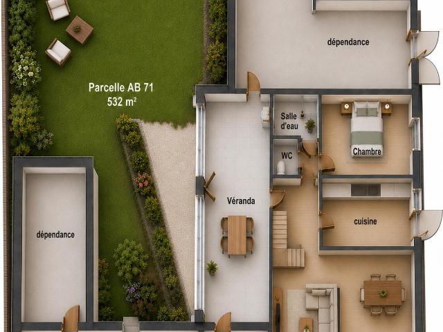 Maison vente à Cholet, Nueil-sur-layon
