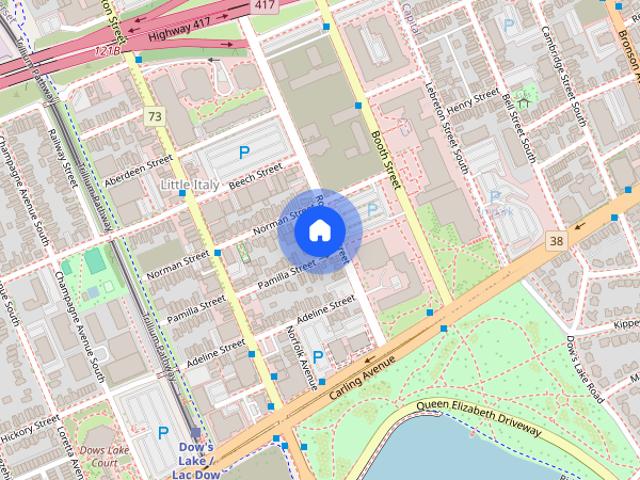 Apartment for rent in Little Italy, Ottawa