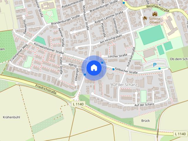 Apartment mieten in Oßweil, Ludwigsburg