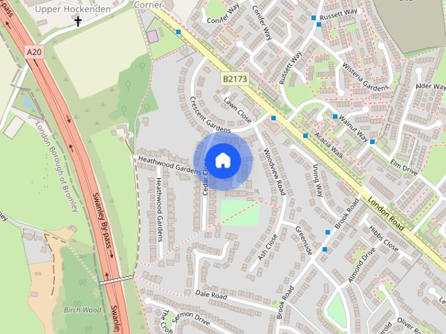 House for rent in Swanley, The Butts